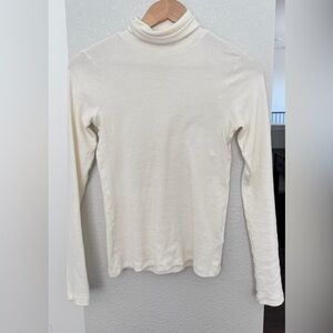 bp Cream Ribbed Knit Turtleneck